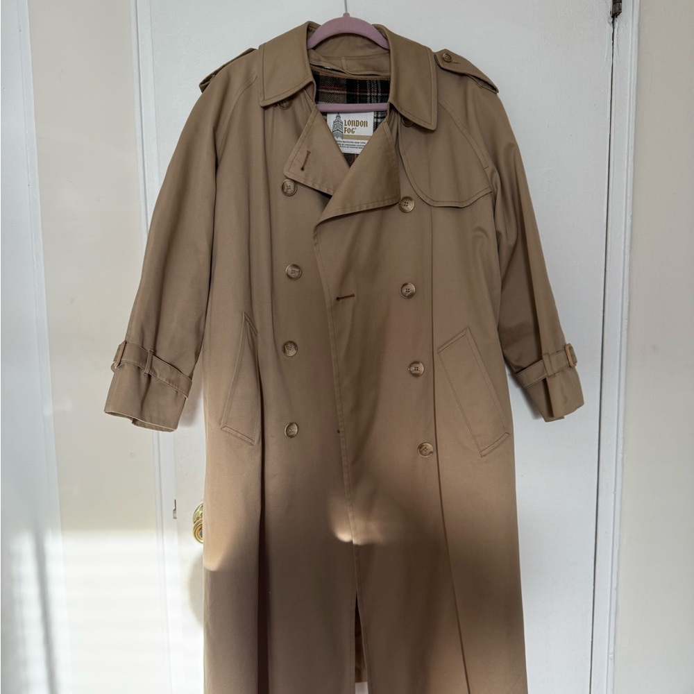 London Fog Tan Trench Coat